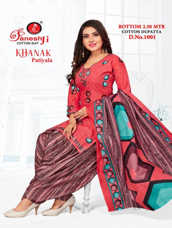 Ganeshji Khanak Vol-1 Indo Cotton Designer Dress Material